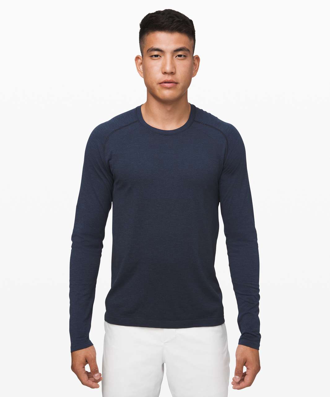 Lululemon Metal Vent Tech Long Sleeve 2.0 - Mineral Blue / True Navy