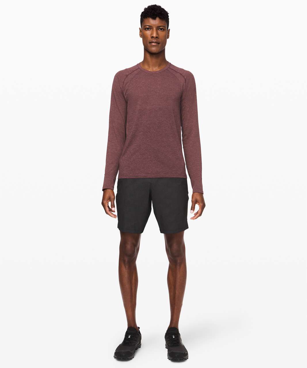 Lululemon Metal Vent Tech Long Sleeve 2.0 - Red Dust / Arctic Plum