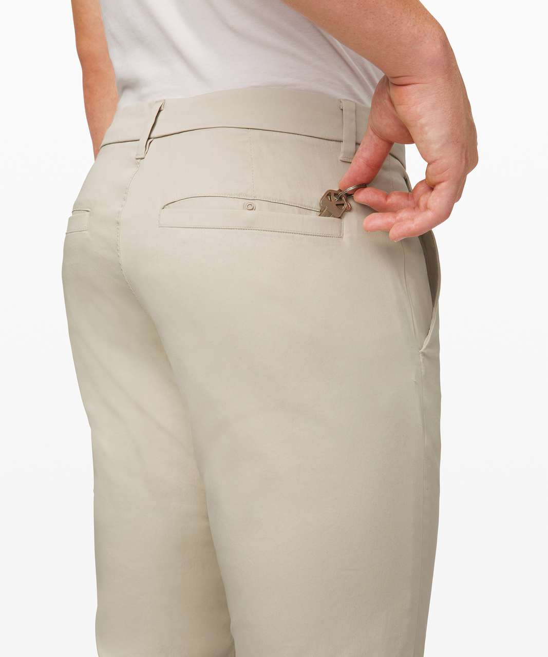 Lululemon Commission Pant Slim *Swift Cotton 34 - Birch Beige - lulu  fanatics