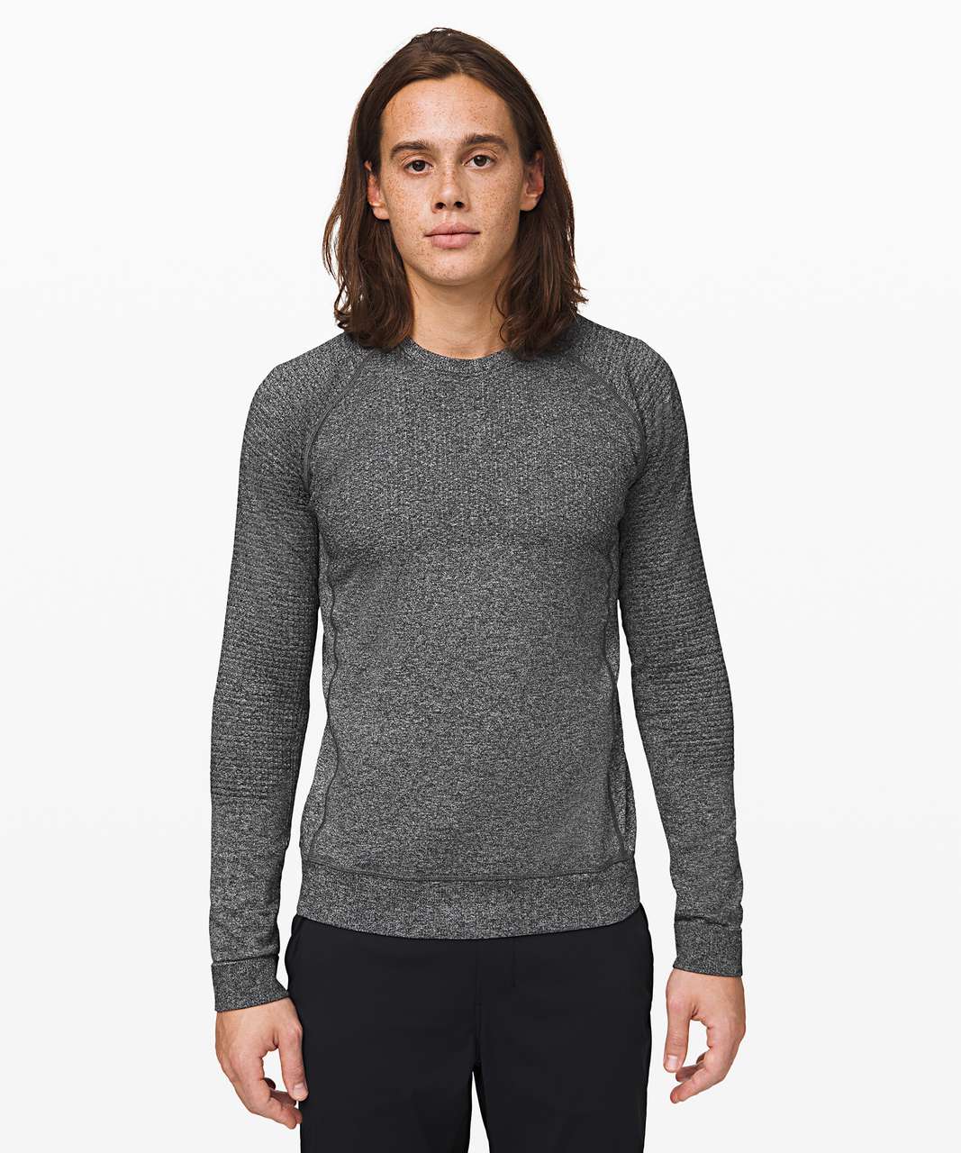 Lululemon Engineered Warmth Long Sleeve - Black / White