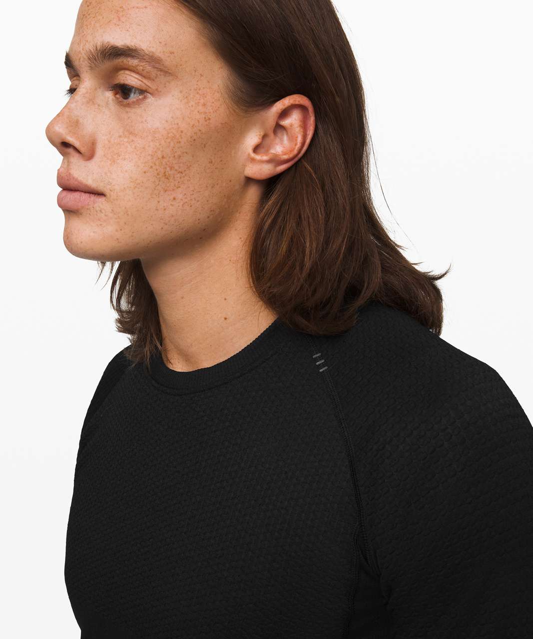 Lululemon Engineered Warmth Long Sleeve - Black / Black