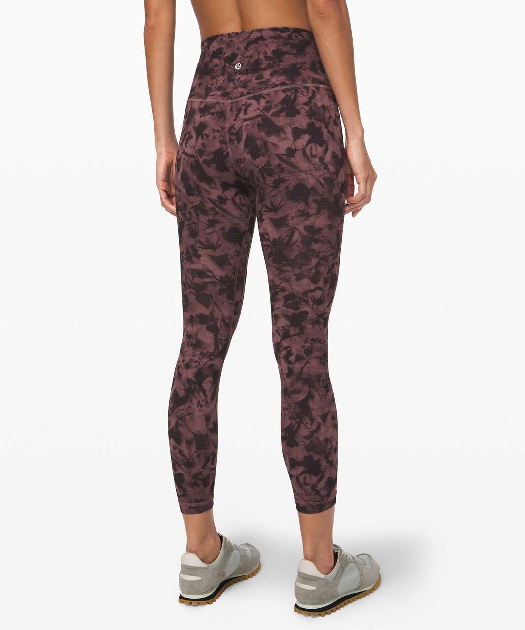 lululemon purple floral leggings