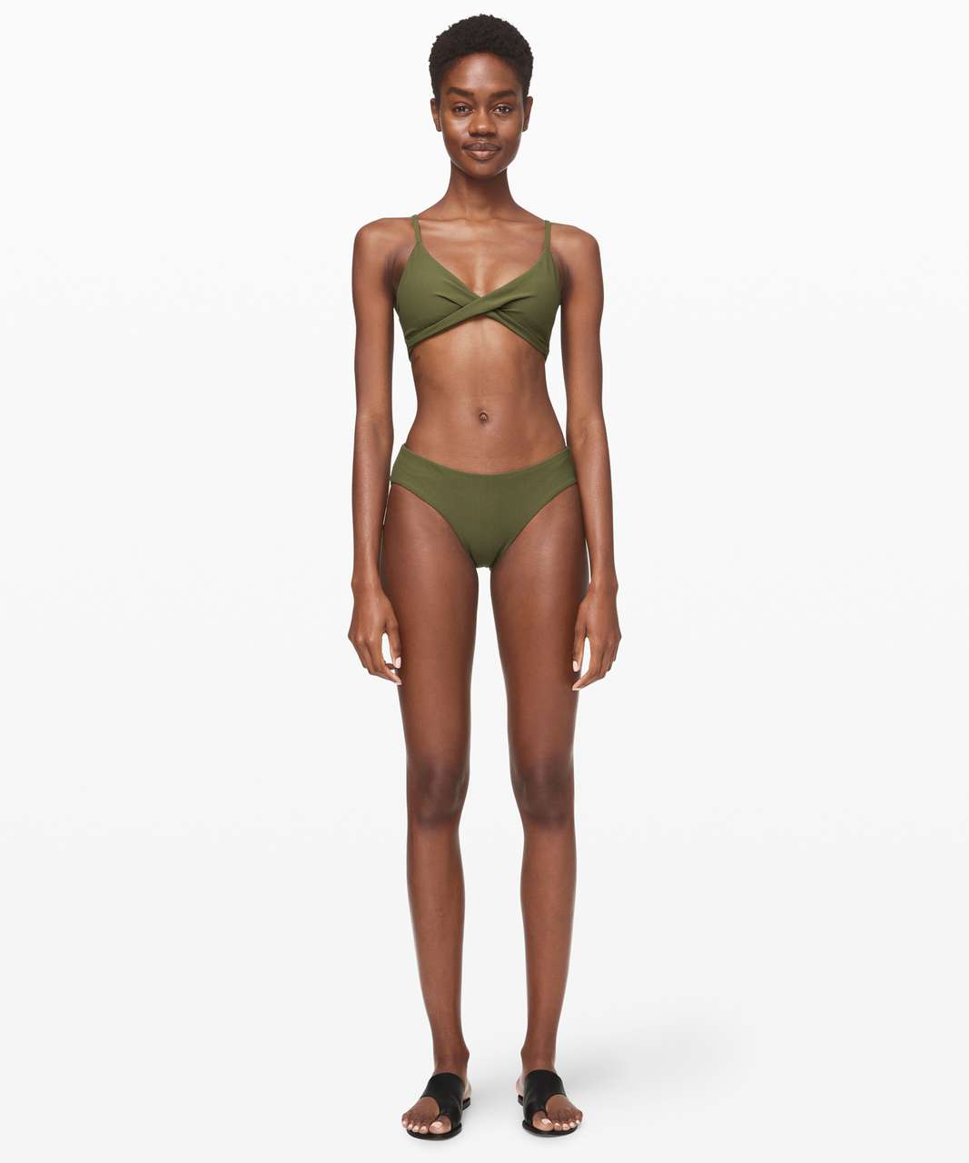 Lululemon Beach Boss Bikini Top - Landscape Green - lulu fanatics