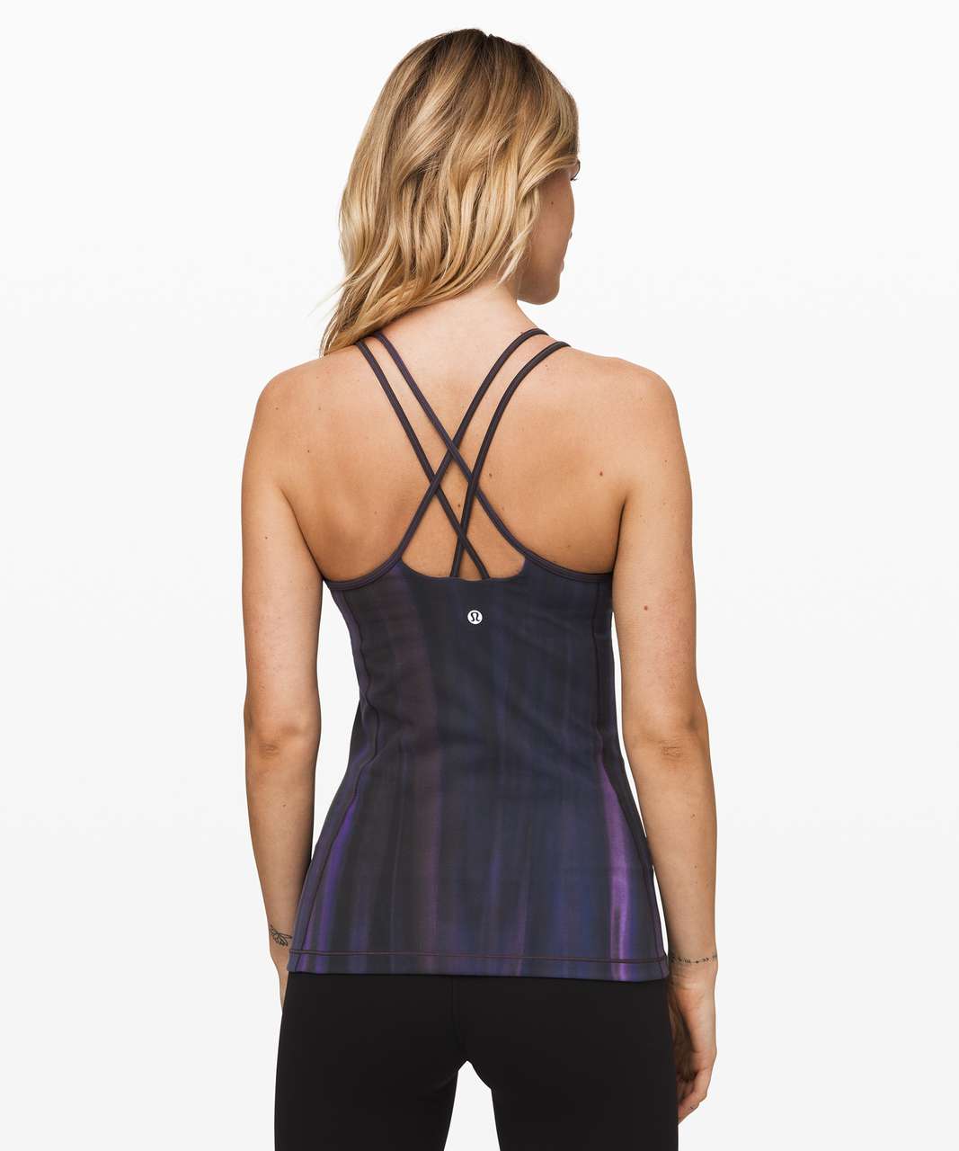 Lululemon Free To Be Tank *Everlux - Brushed Spray Dye Lunar Purple Intergalactic