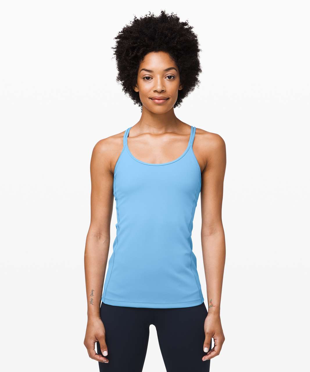 Lululemon Free To Be Tank *Everlux - Aqua Smoke