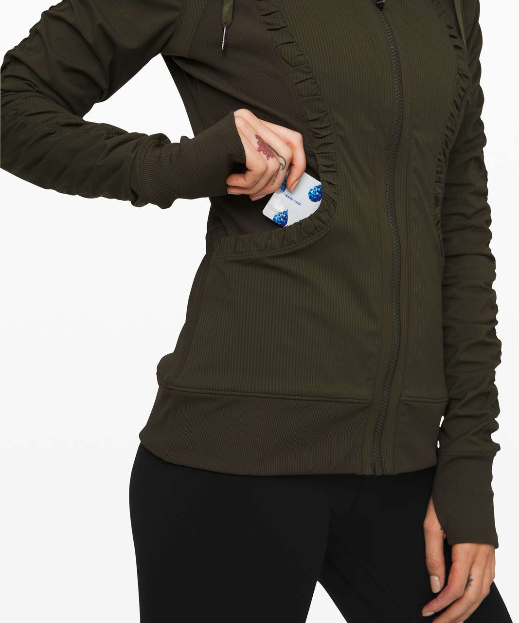 Lululemon Dance Studio Jacket III - Dark Olive