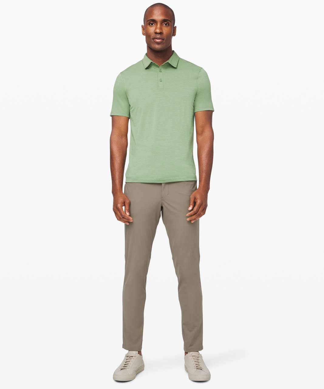 Lululemon Evolution Polo - Willow Green - lulu fanatics