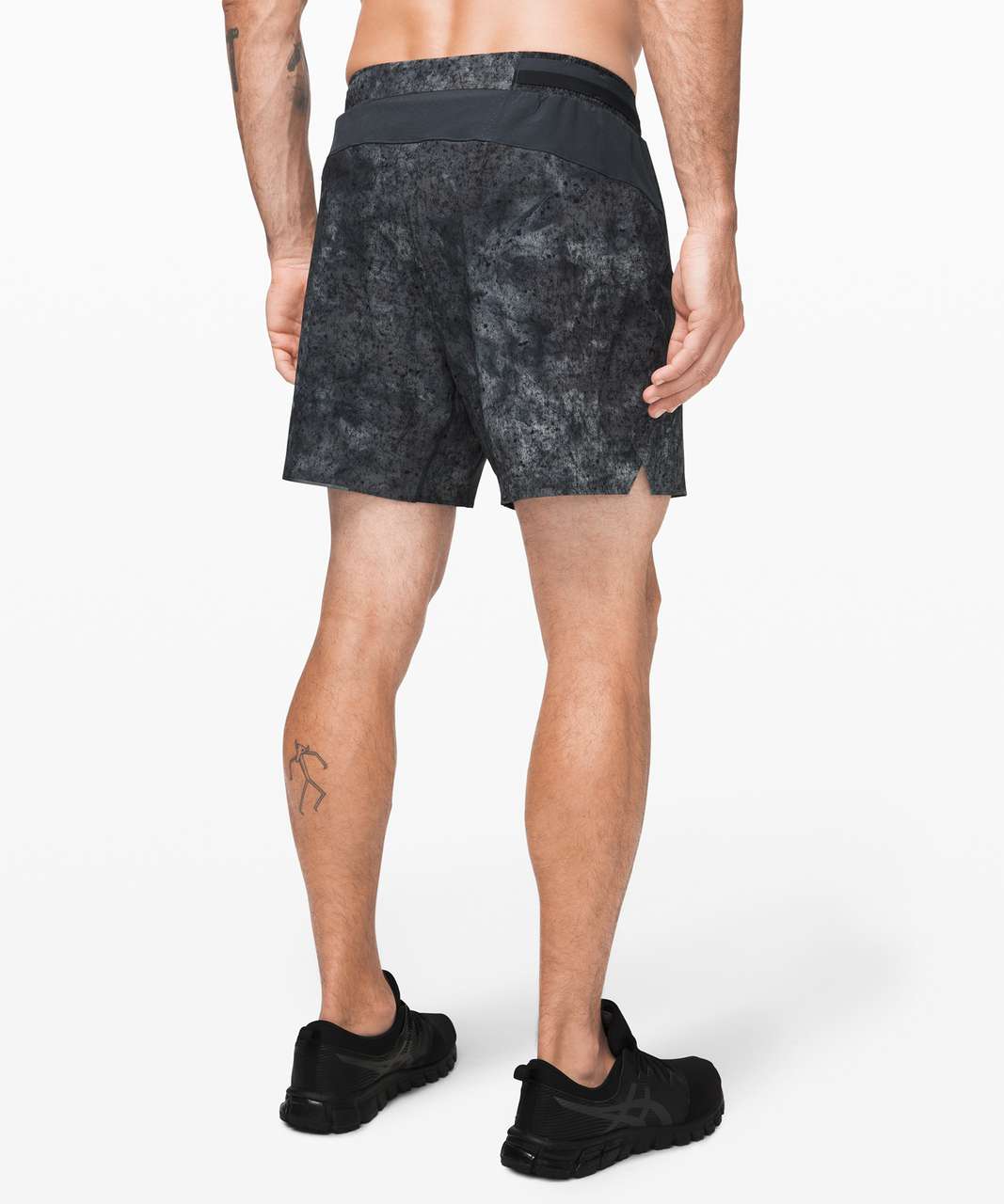 Lululemon Men's Surge Short 6 Lined (Bleached Herringbone Multi