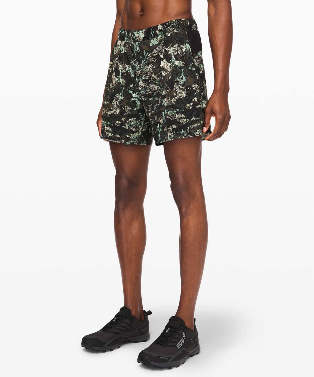 Lululemon Surge Short *Liner 6 - Deciduous Camo Green Multi