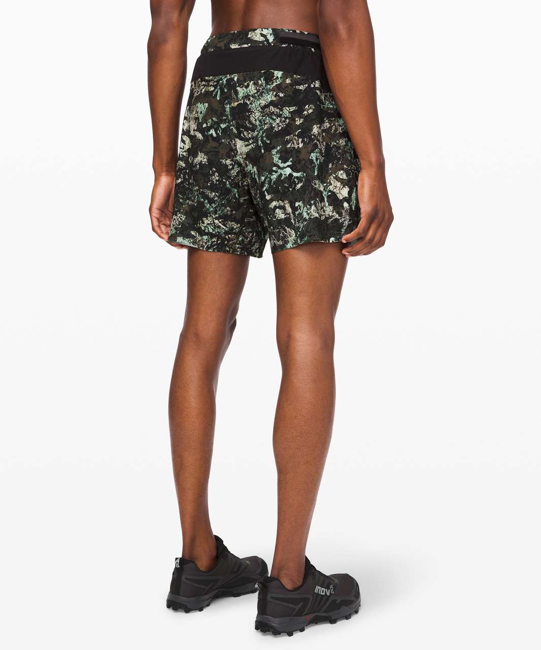 Lululemon Surge Short *Liner 6" - Deciduous Camo Green Multi