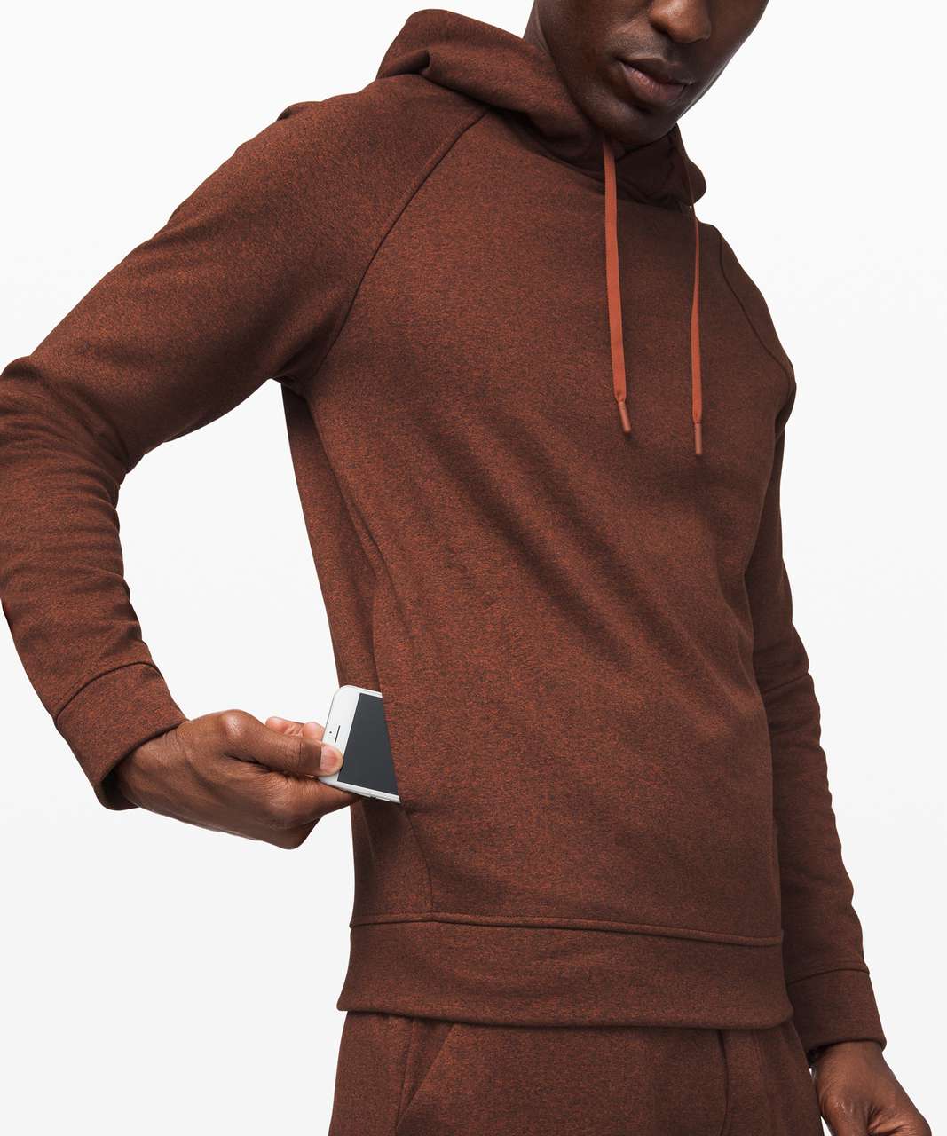 Lululemon City Sweat Pullover Hoodie *Thermo - Heathered Dark Terracotta