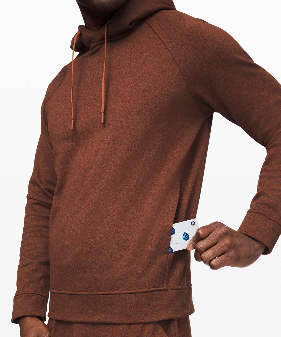 Lululemon City Sweat Pullover Hoodie *Thermo - Heathered Dark Terracotta -  lulu fanatics