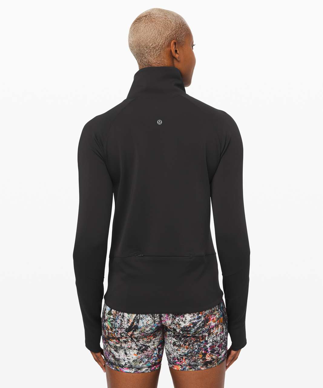 Lululemon Run to Reset 1/2 Zip - Black