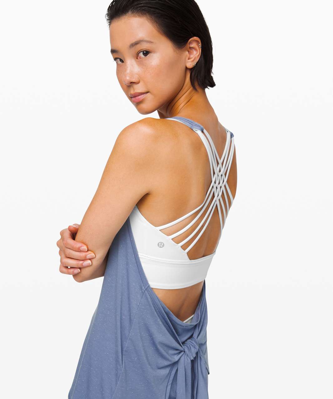 Lululemon Tied in Energy 2-in-1 Tank - Tempest Blue / Almost Blue