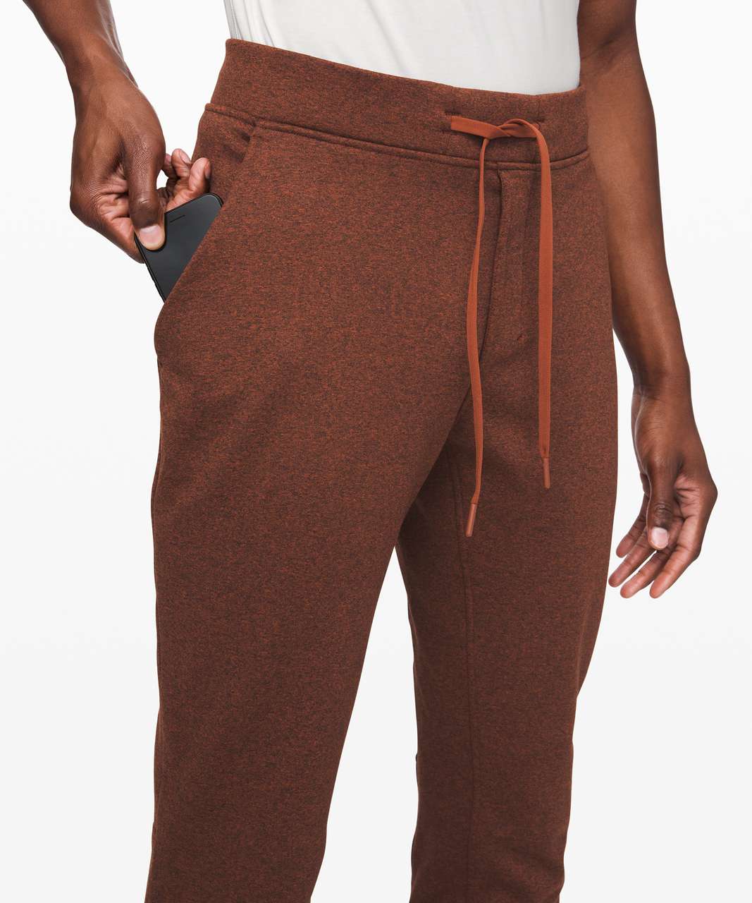 Lululemon City Sweat Pant Classic *Thermo - Heathered Dark Terracotta