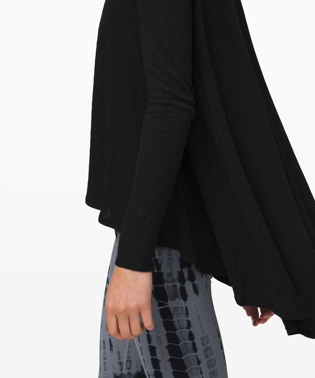 Lululemon Dare to Drape Long Sleeve - Black (First Release)