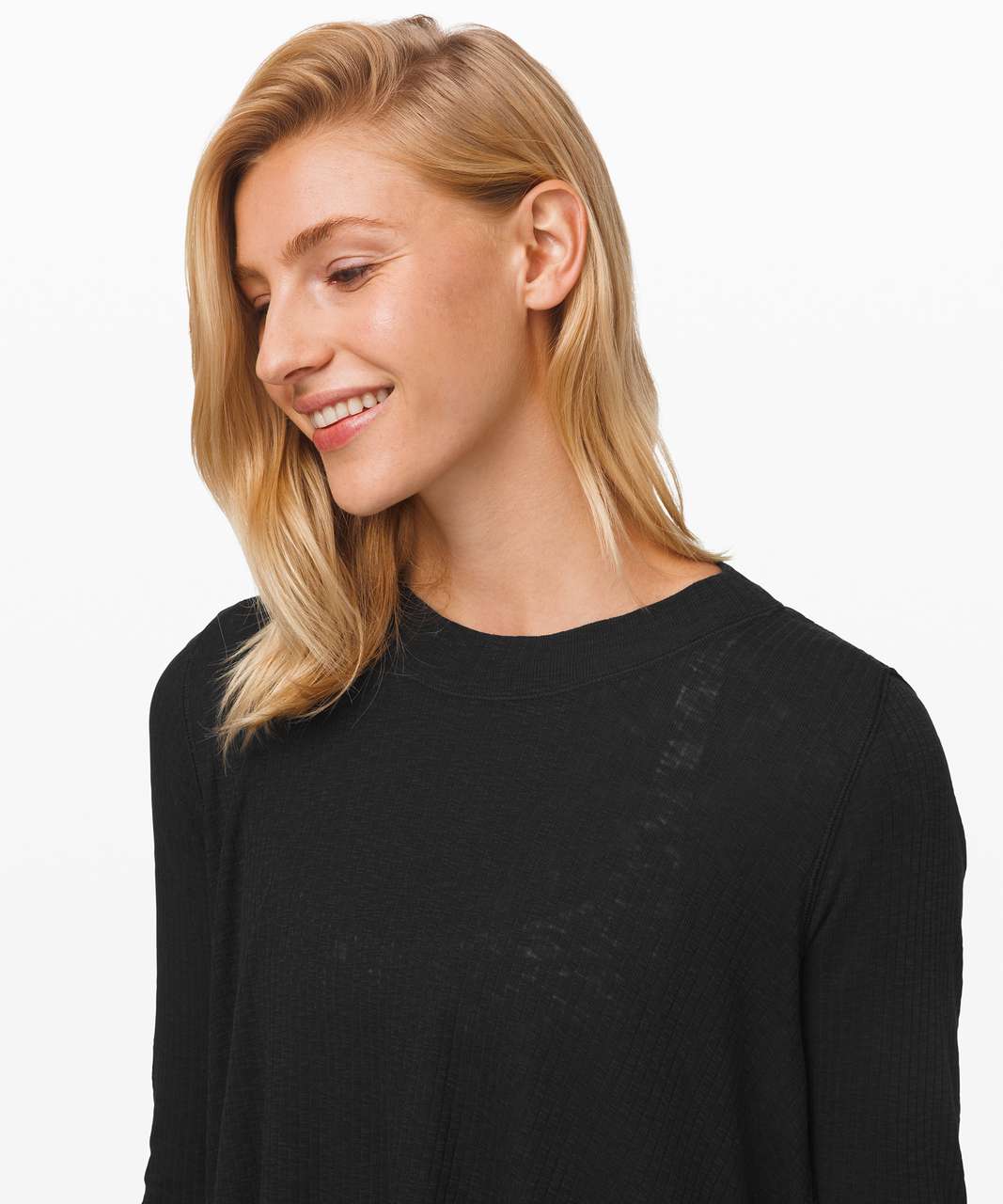 Lululemon Dare to Drape Long Sleeve - Black (First Release)