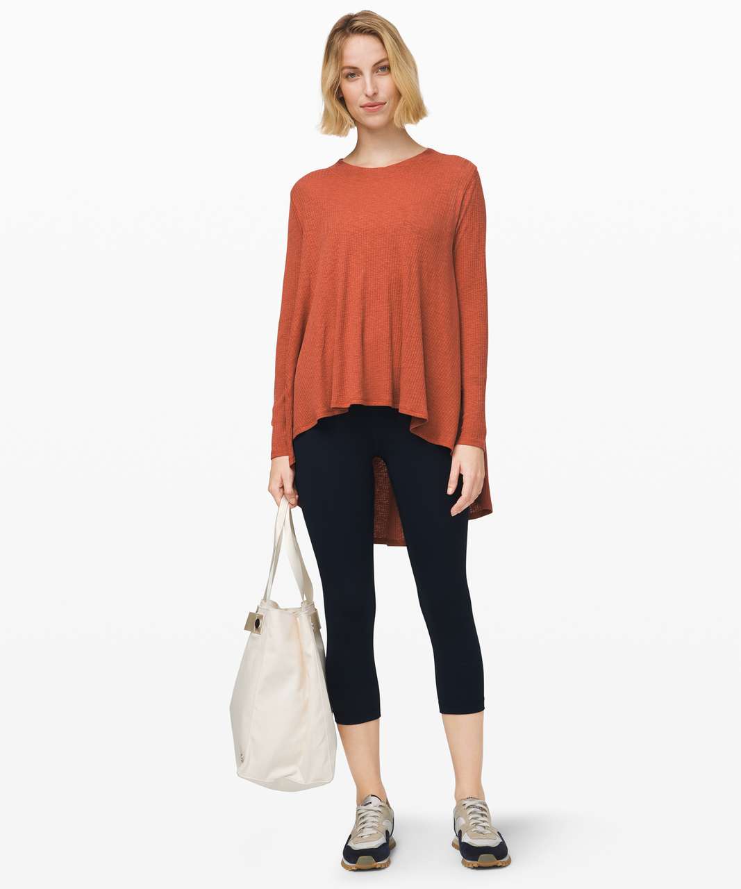 Lululemon Dare to Drape Long Sleeve - Rustic Clay