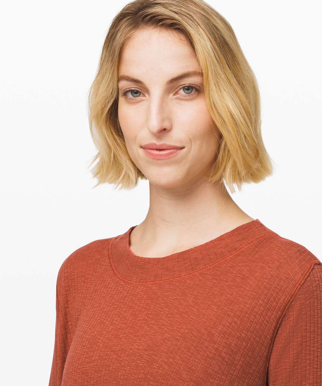 Lululemon Dare to Drape Long Sleeve - Rustic Clay