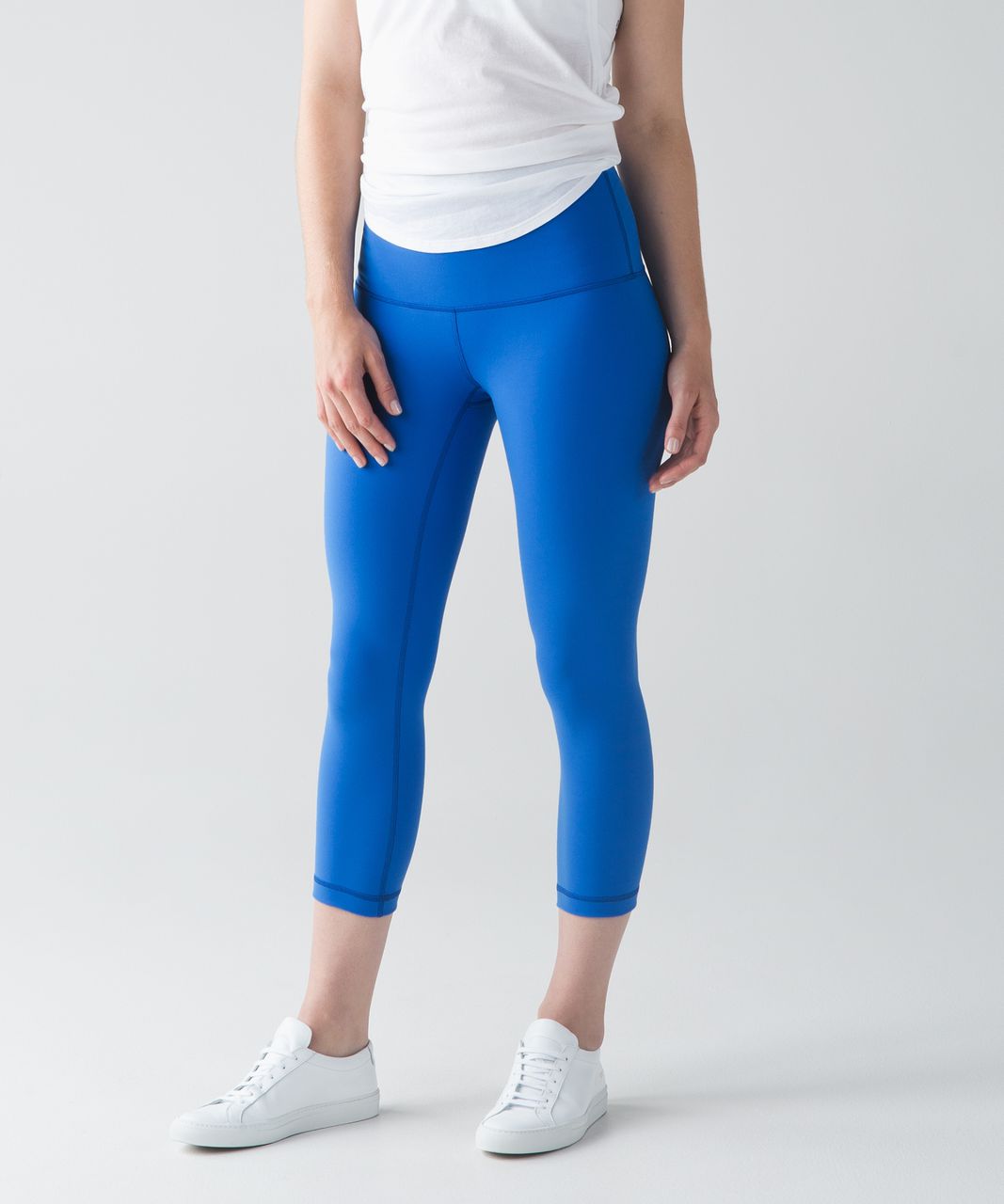 Lululemon Wunder Under Crop (Hi-Rise) - Pipe Dream Blue