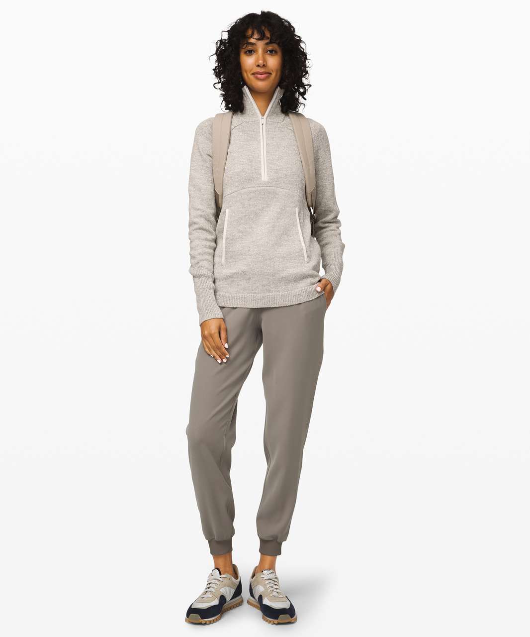 Lululemon Summit Stride Sweater - Heathered Core Ultra Light Grey