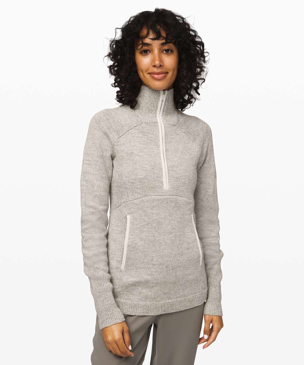 Lululemon Summit Stride Sweater - Heathered Core Ultra Light Grey