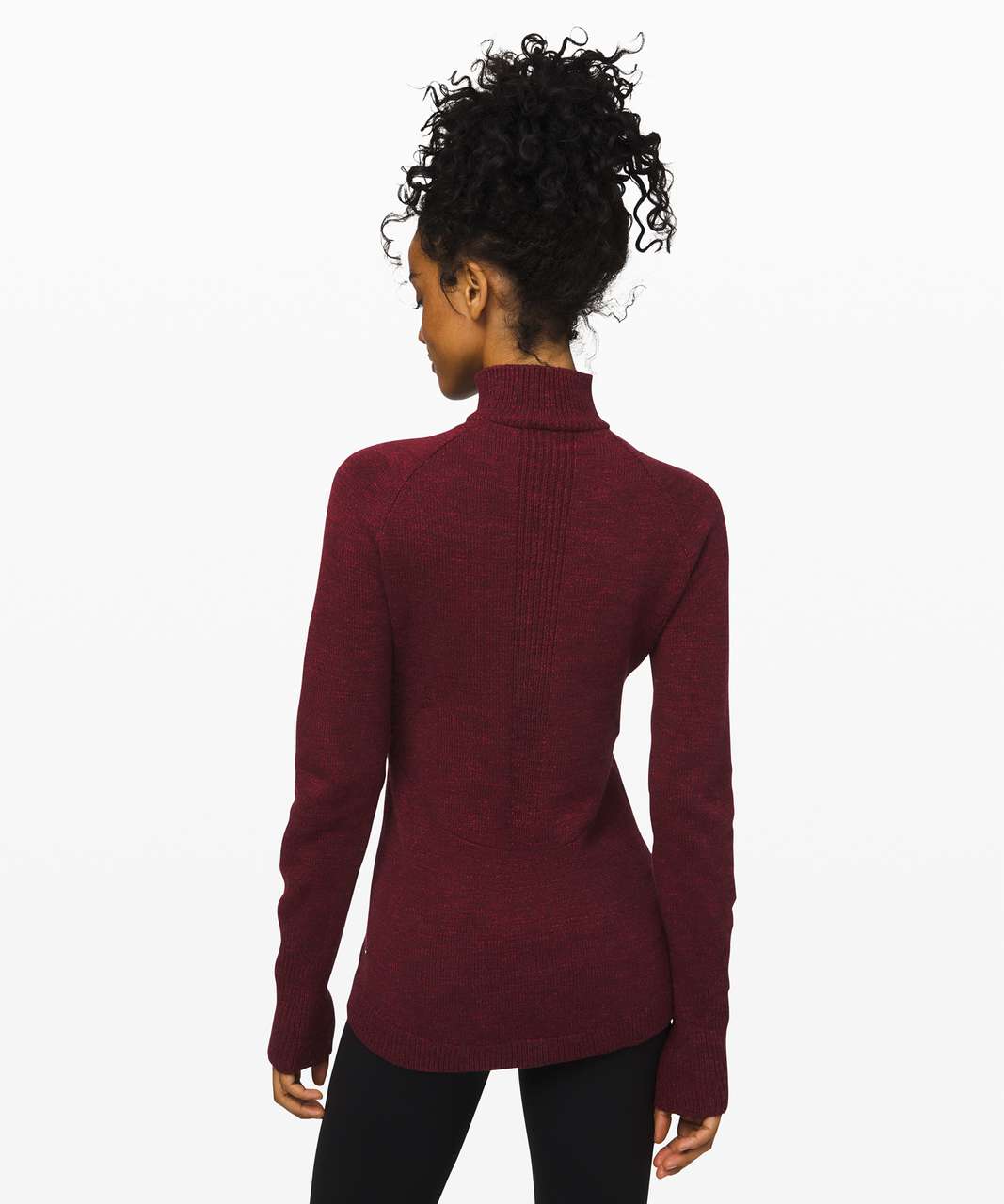 Lululemon Summit Stride Sweater - Heathered Deep Rouge