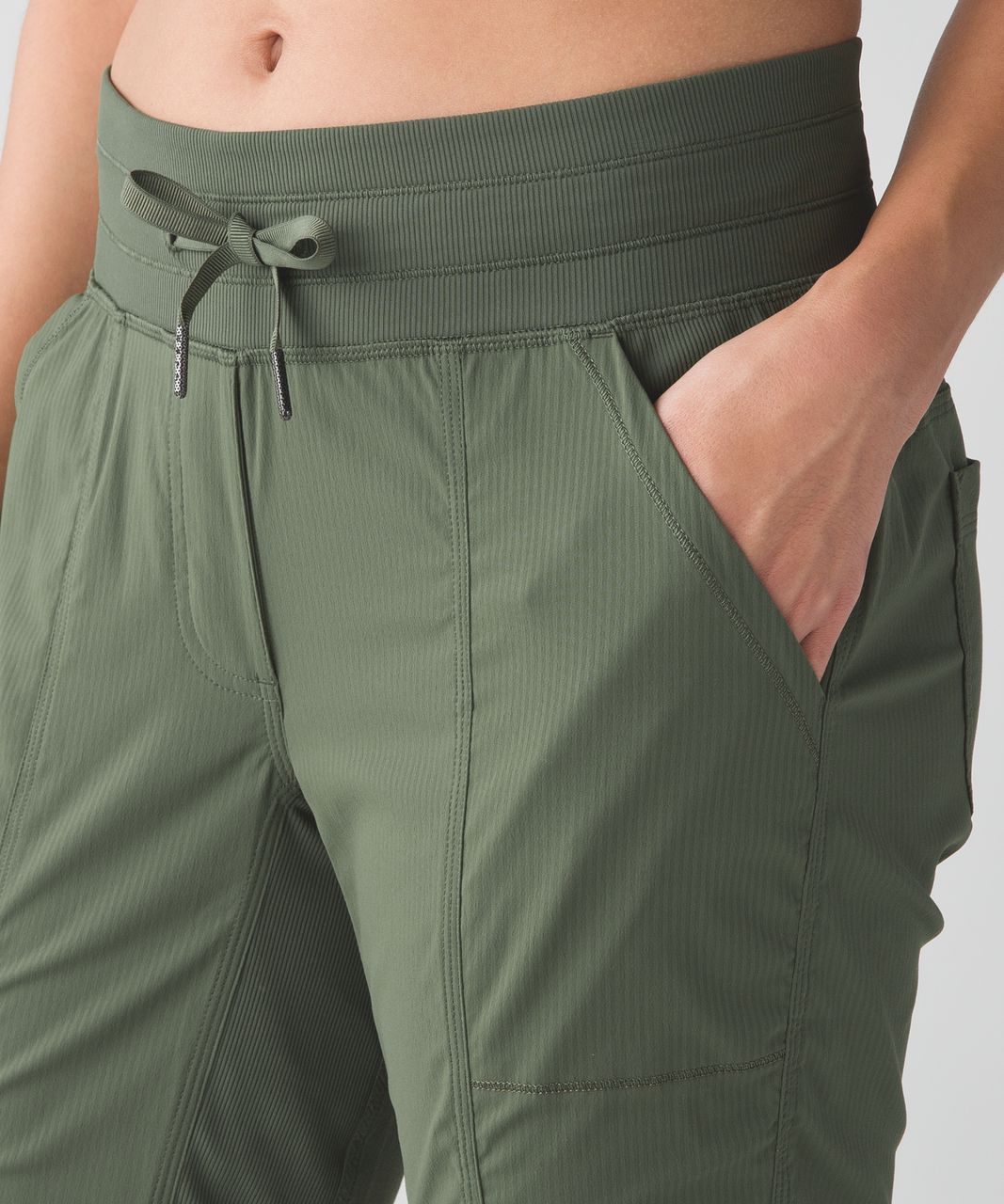 Lululemon Street To Studio Pant II *Unlined 28 - Fatigue Green - lulu  fanatics