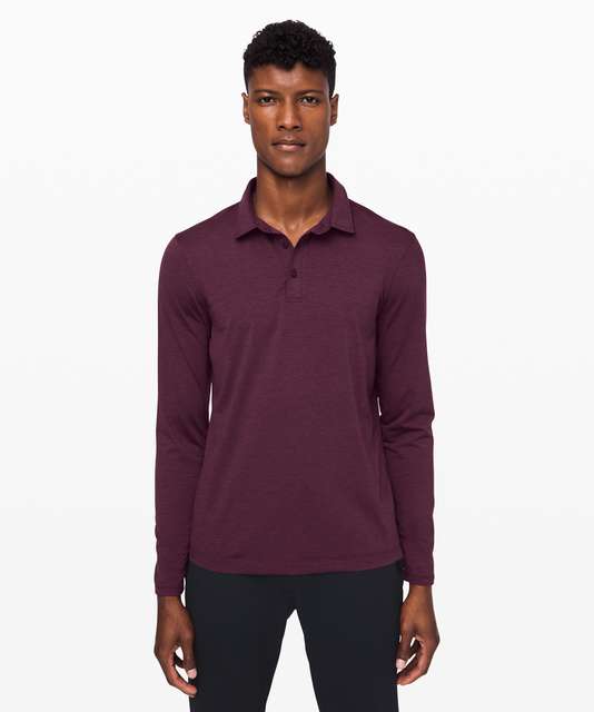 Lululemon Evolution Long Sleeve Polo Arctic Plum 034180 284808 