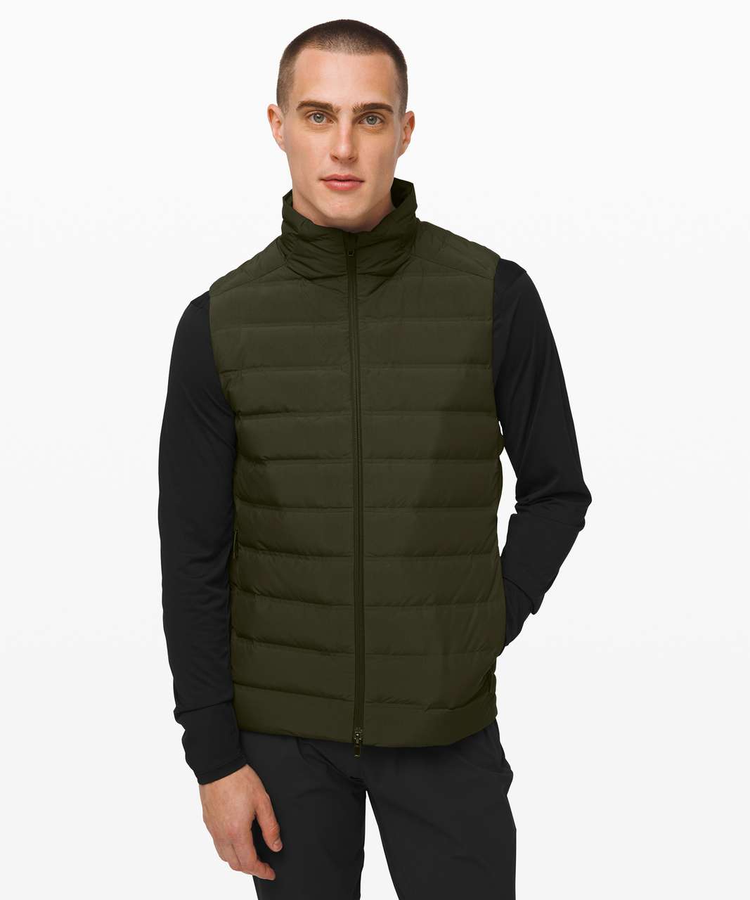 Lululemon Wunder Puff Jacket - Medium Olive - lulu fanatics