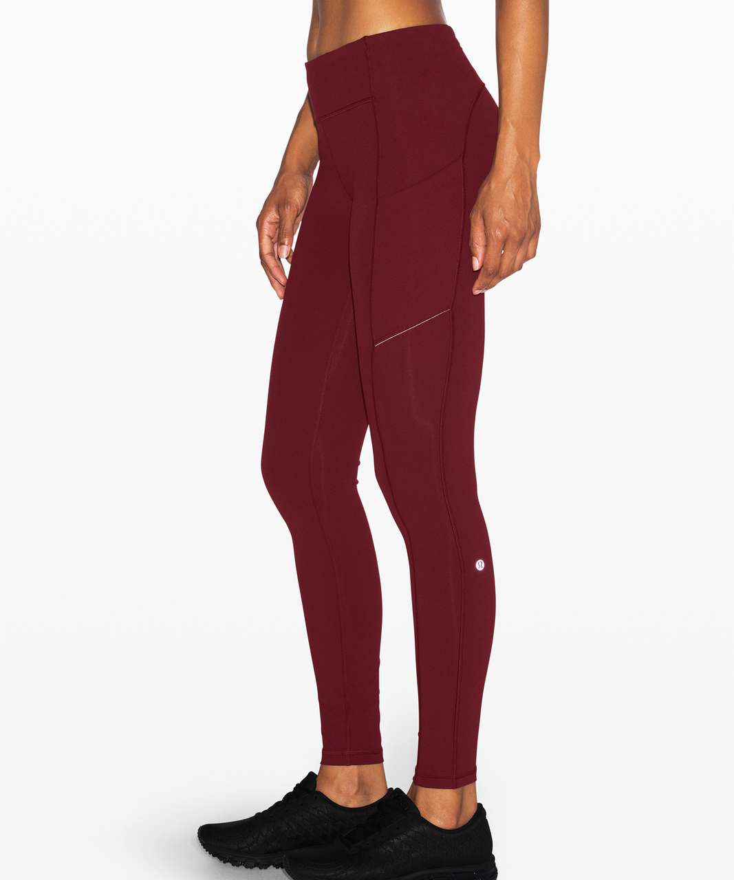 Lulu lemon Speed Up Tight burgundy leggings… these - Depop