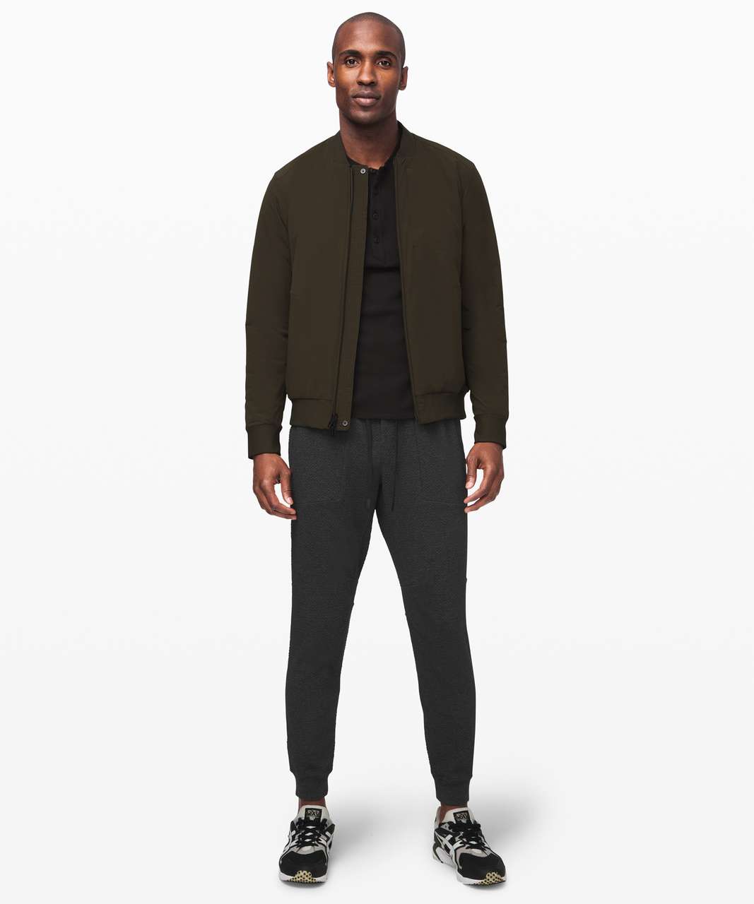 Lululemon At Ease Jogger - Heathered Black / Black