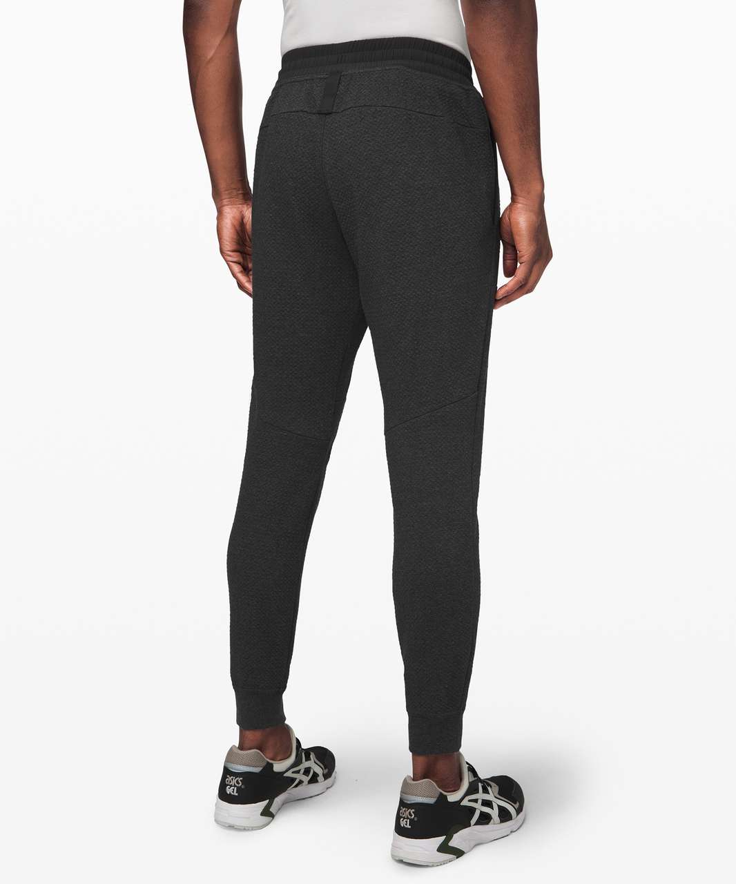 Lululemon At Ease Short 7 - Heathered Black / Black - lulu fanatics