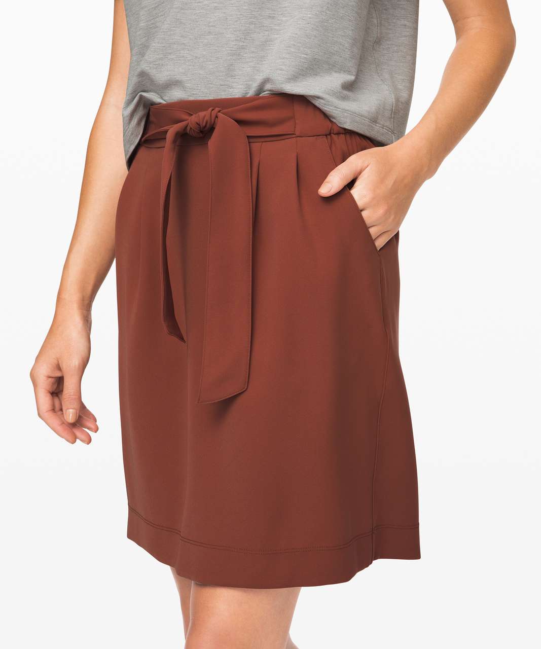 Lululemon Noir Skirt - Rustic Clay