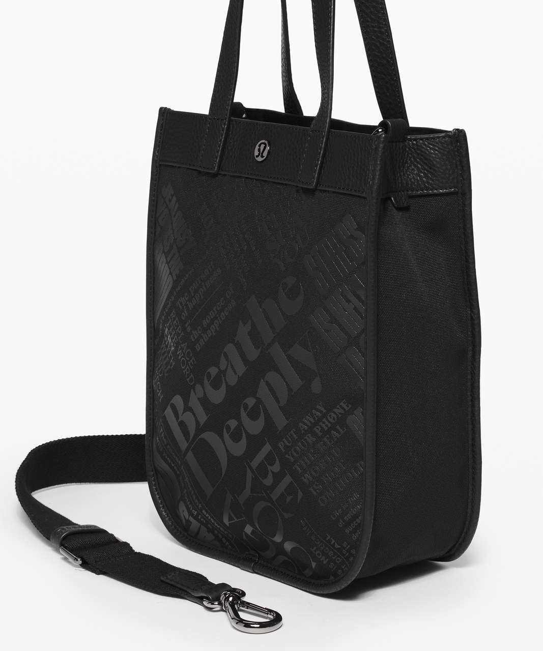 Lululemon Now And Always Tote *Mini 8L - Black / TRANSPARENT