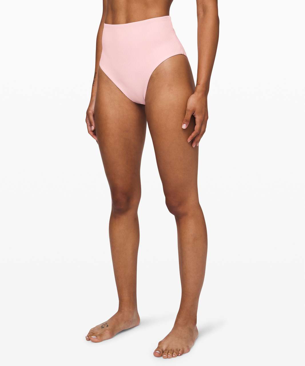 Lululemon Clear Waters High-Waist Skimpy Bottom - Powdered Rose