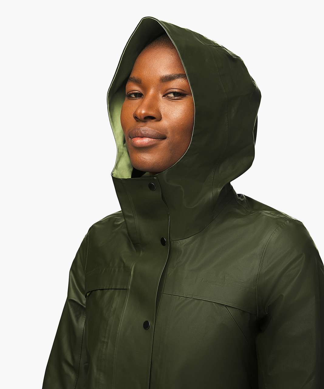 Lululemon Into the Drizzle Jacket - Landscape Green / Willow Green