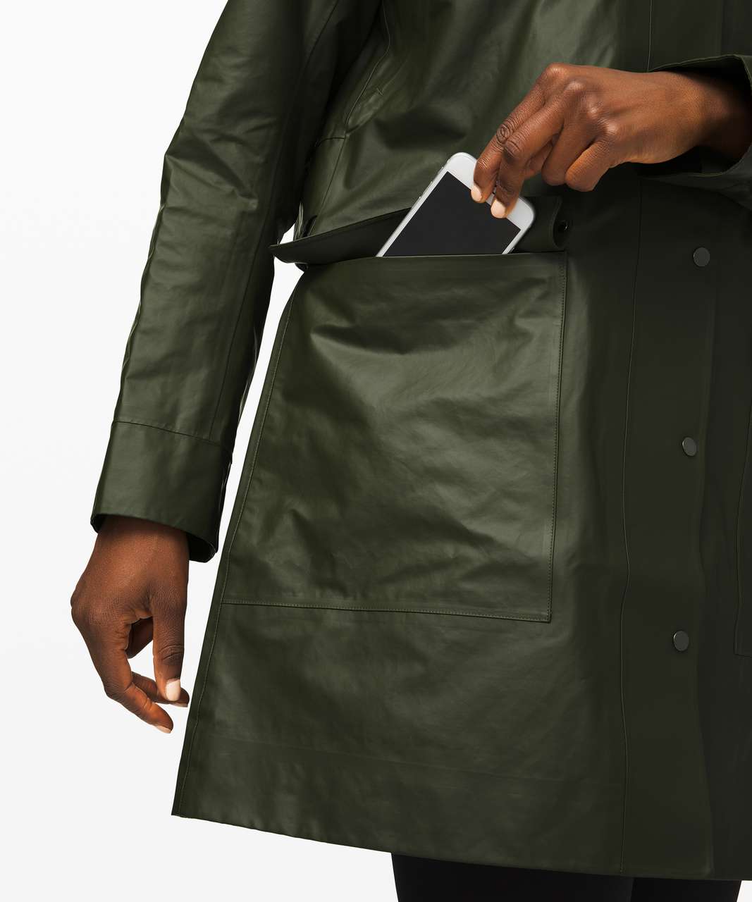 Lululemon Into the Drizzle Jacket - Landscape Green / Willow Green