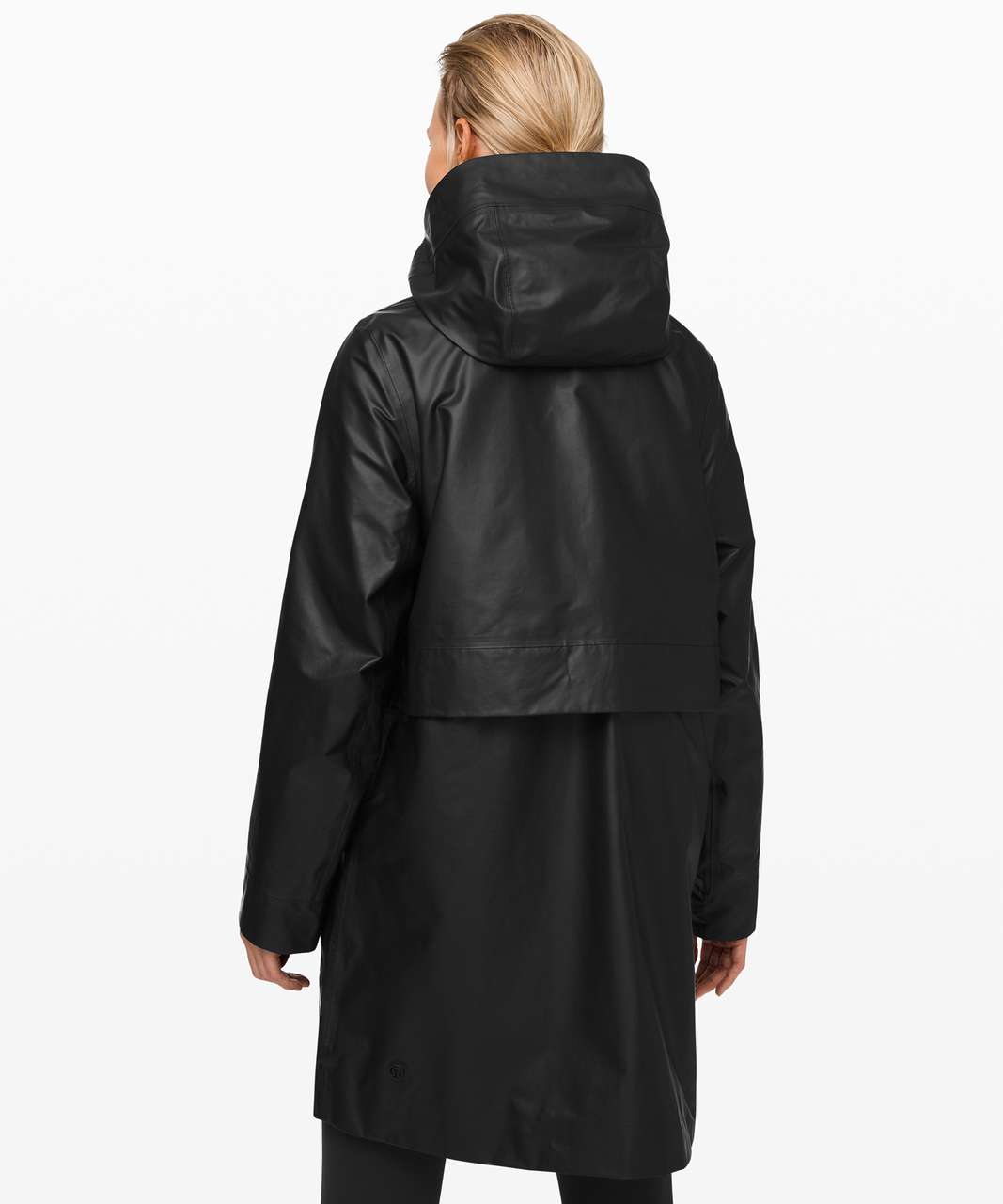 Lululemon Into the Drizzle Jacket - Black / Holistic White (First Release)