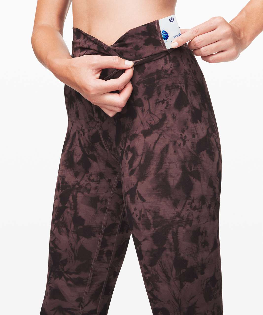 Lululemon Align Pant II 25 Size 2 Mini Dusk Floral Antique Bark