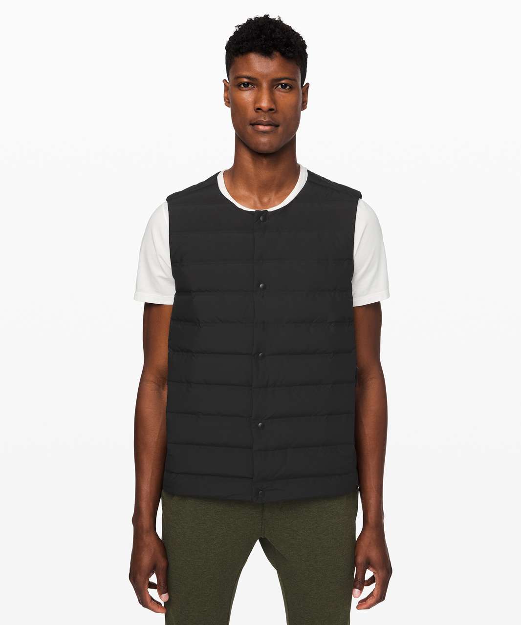 Lululemon Navigation Down Snap Vest - Black