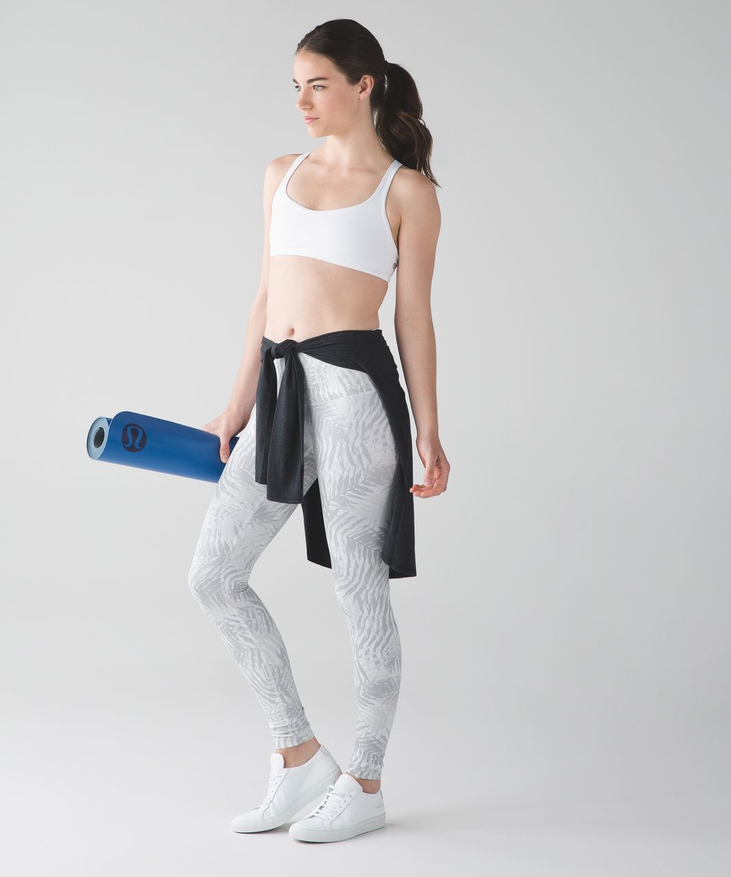 Lululemon Wunder Under Pant (Hi-Rise) (Full-On Luxtreme) - Palm Camo White Nimbus