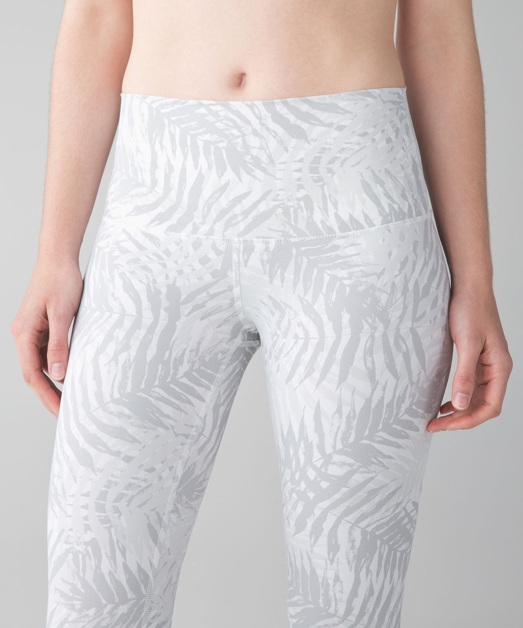 Lululemon Wunder Under Pant (Hi-Rise) (Full-On Luxtreme) - Palm Camo White Nimbus