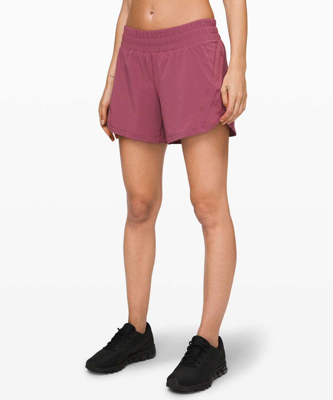 NEW LULULEMON Track That HR 3 Short 4 8 Pale Raspberry