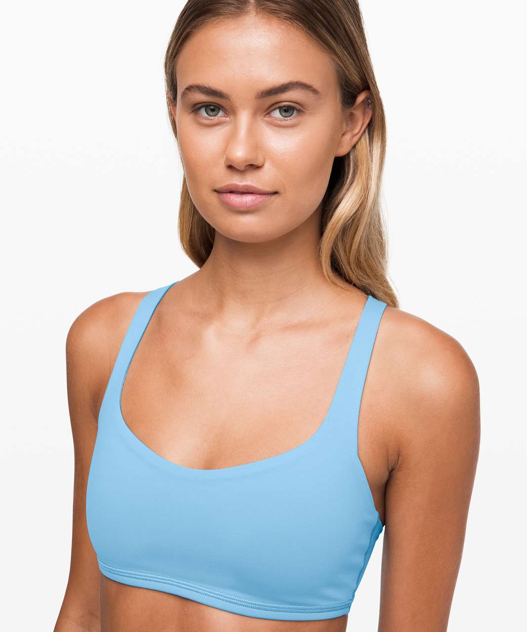 Lululemon Free To Be Bra - Aqua Smoke