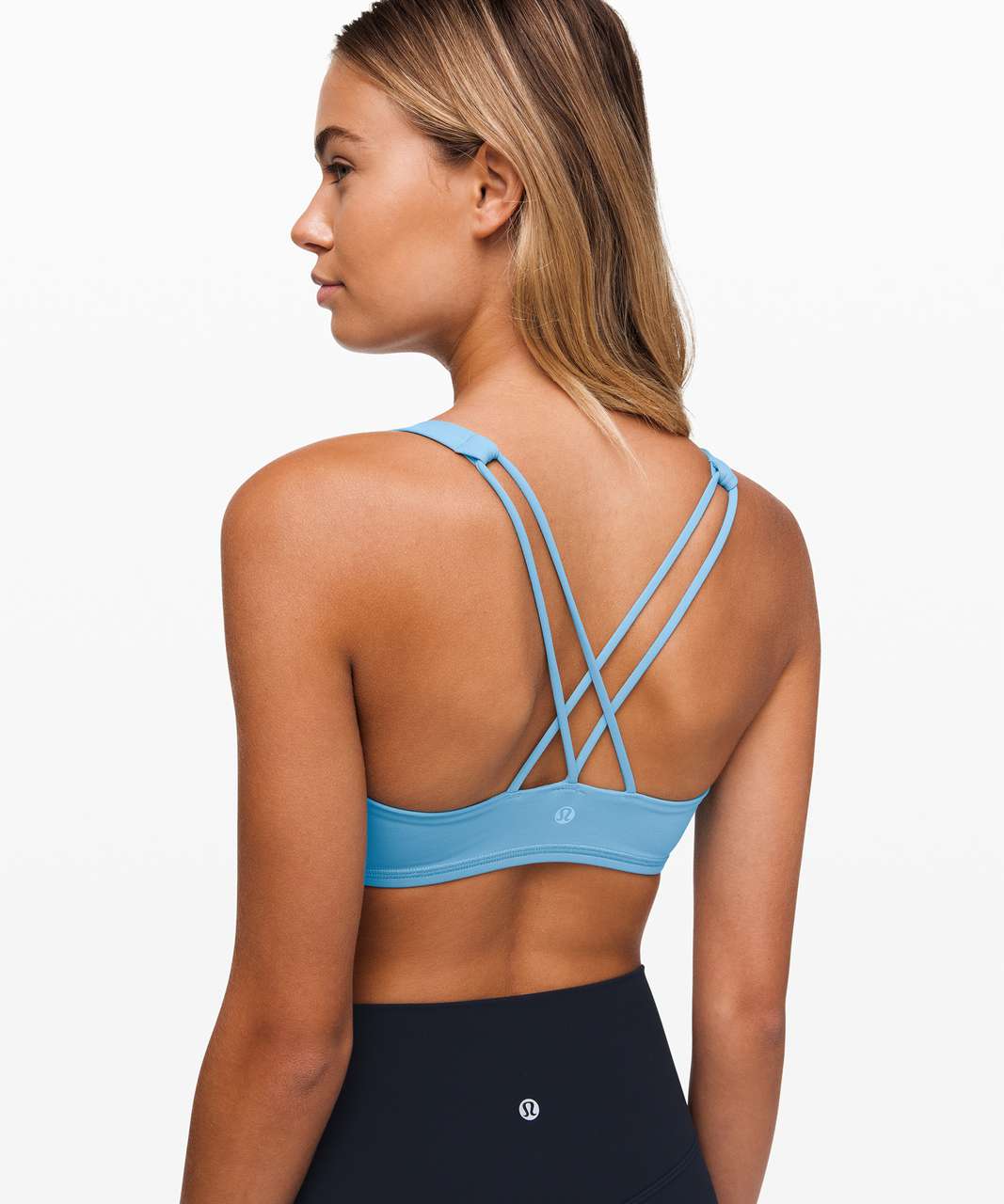 Lululemon Free To Be Bra - Aqua Smoke