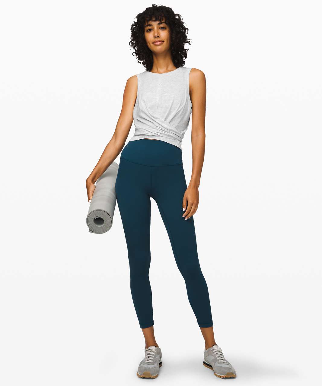 Lululemon Time to Restore Tank - Heathered Core Ultra Light Grey