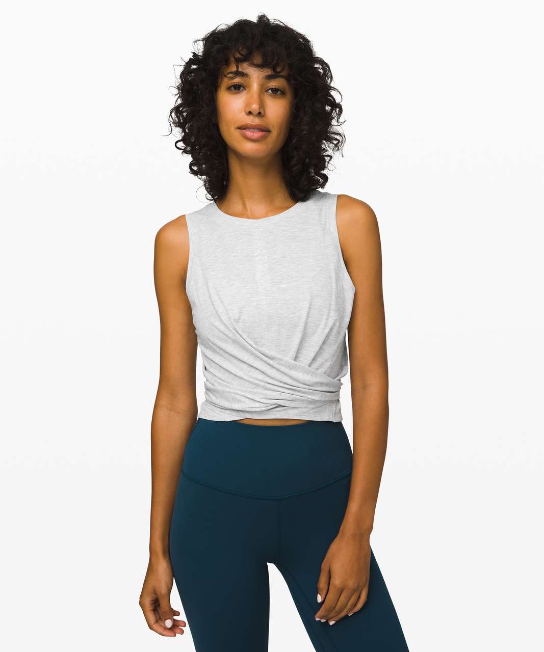 Lululemon Time to Restore Tank - Heathered Core Ultra Light Grey