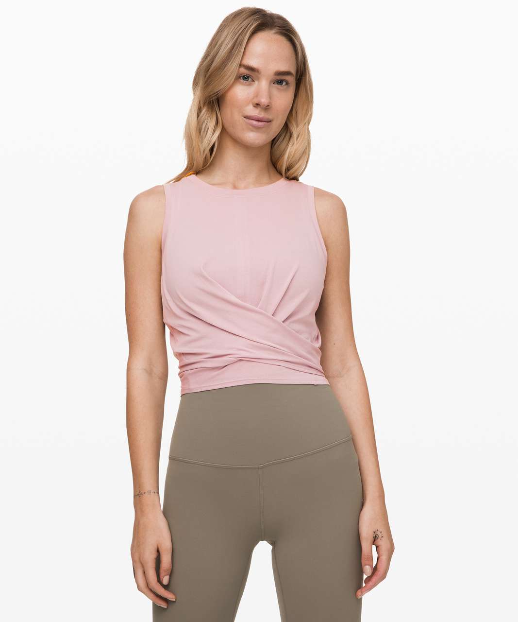 Lululemon Time to Restore Tank - Smoky Blush - lulu fanatics