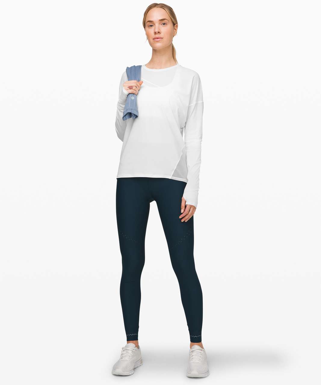 Lululemon Cross the Day Long Sleeve - White